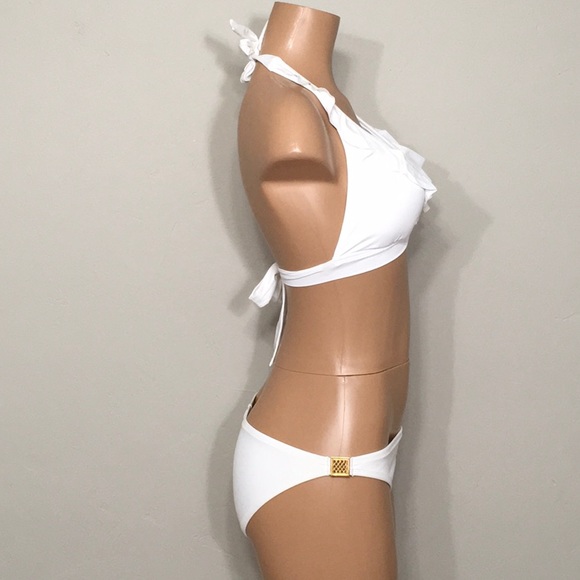 LA BLANCA white bikini bottom. NWT - Picture 6 of 6